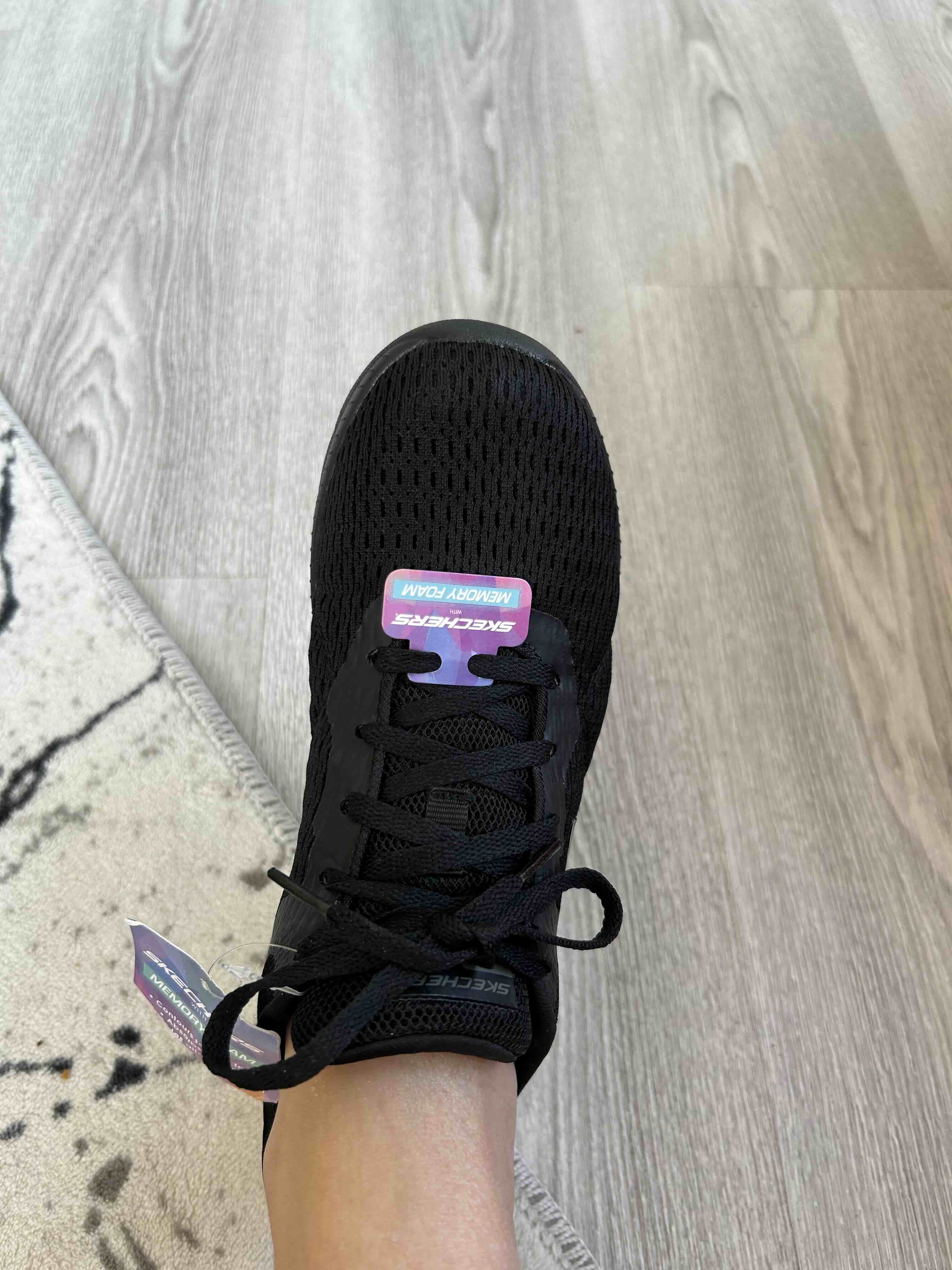 اسنیکر زنانه اسکیچرز Skechers اورجینال 12607-BBK photo review