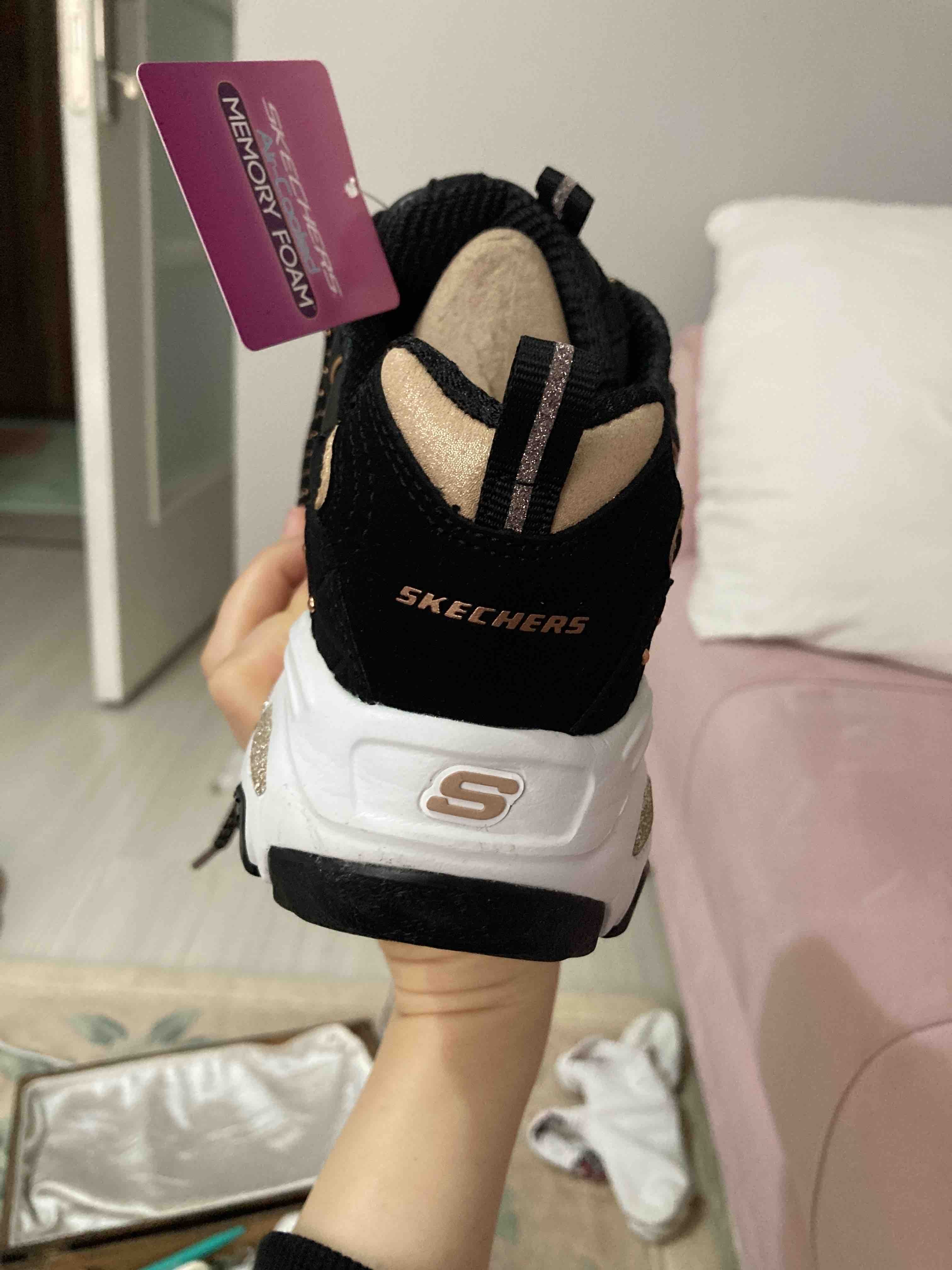 اسنیکر زنانه اسکیچرز Skechers اورجینال 13087 BKRG photo review