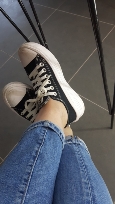 کفش پیاده روی زنانه کانورس Converse اورجینال 570256-v2 photo review