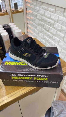 اسنیکر مردانه اسکیچرز Skechers اورجینال 232001 BKGD photo review