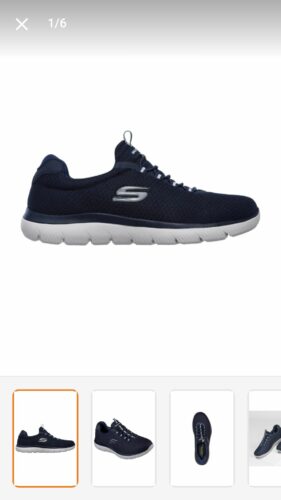 کفش پیاده روی مردانه اسکیچرز Skechers اورجینال 52811TK-NVY photo review