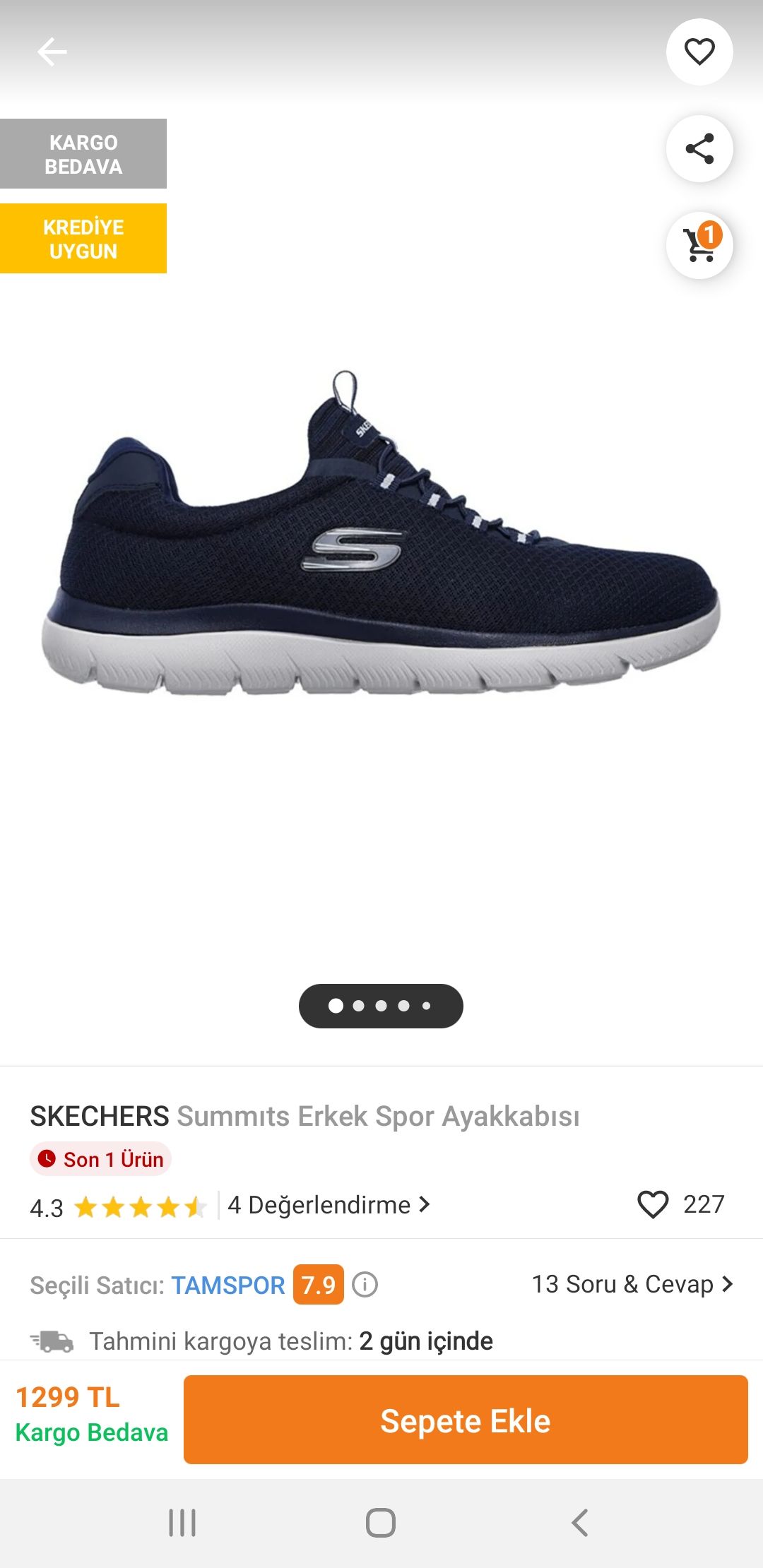 کفش پیاده روی مردانه اسکیچرز Skechers اورجینال 52811TK-NVY photo review