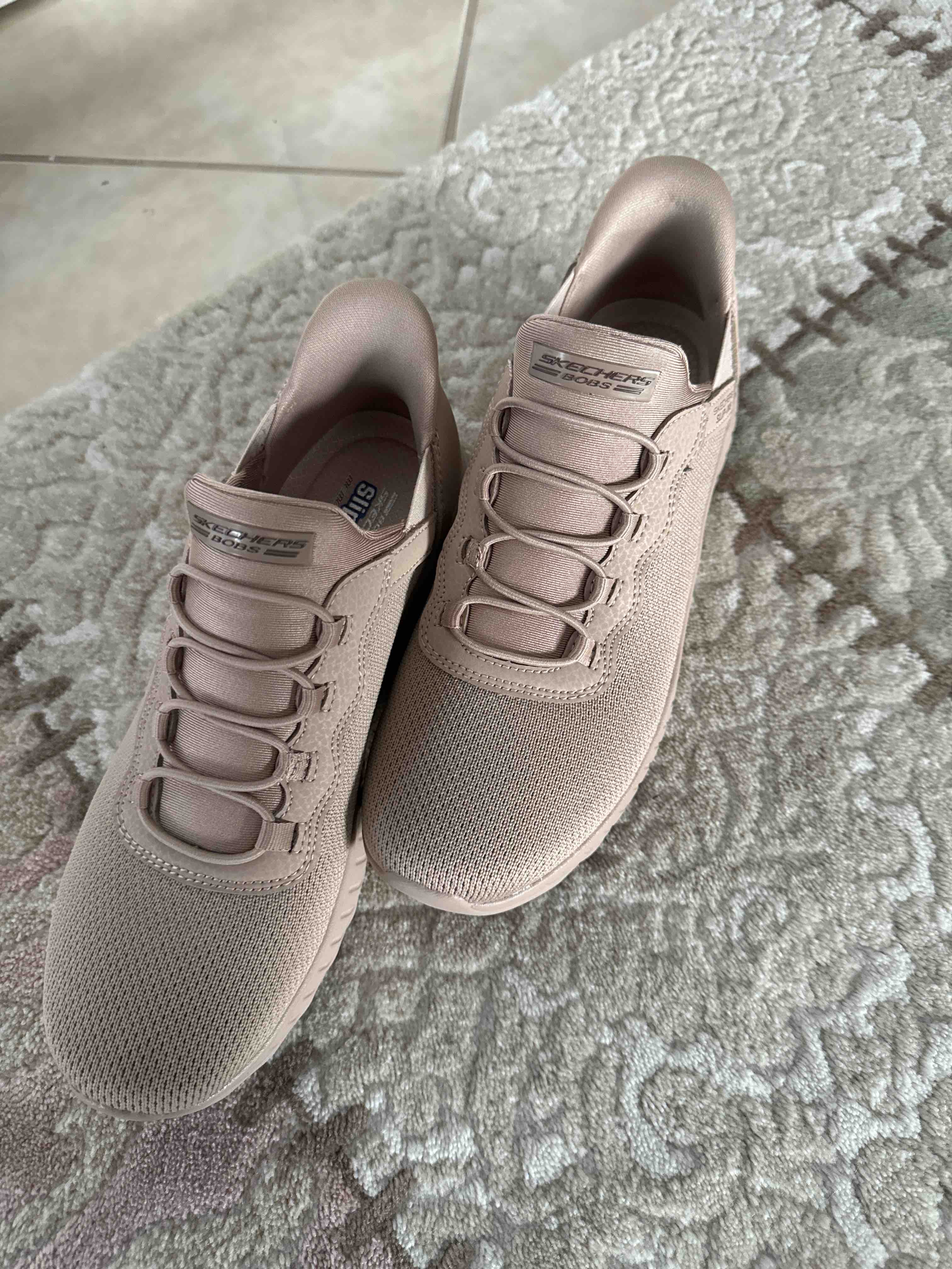 کتانی تمرین و دویدن زنانه اسکیچرز Skechers اورجینال 117500 TAN photo review