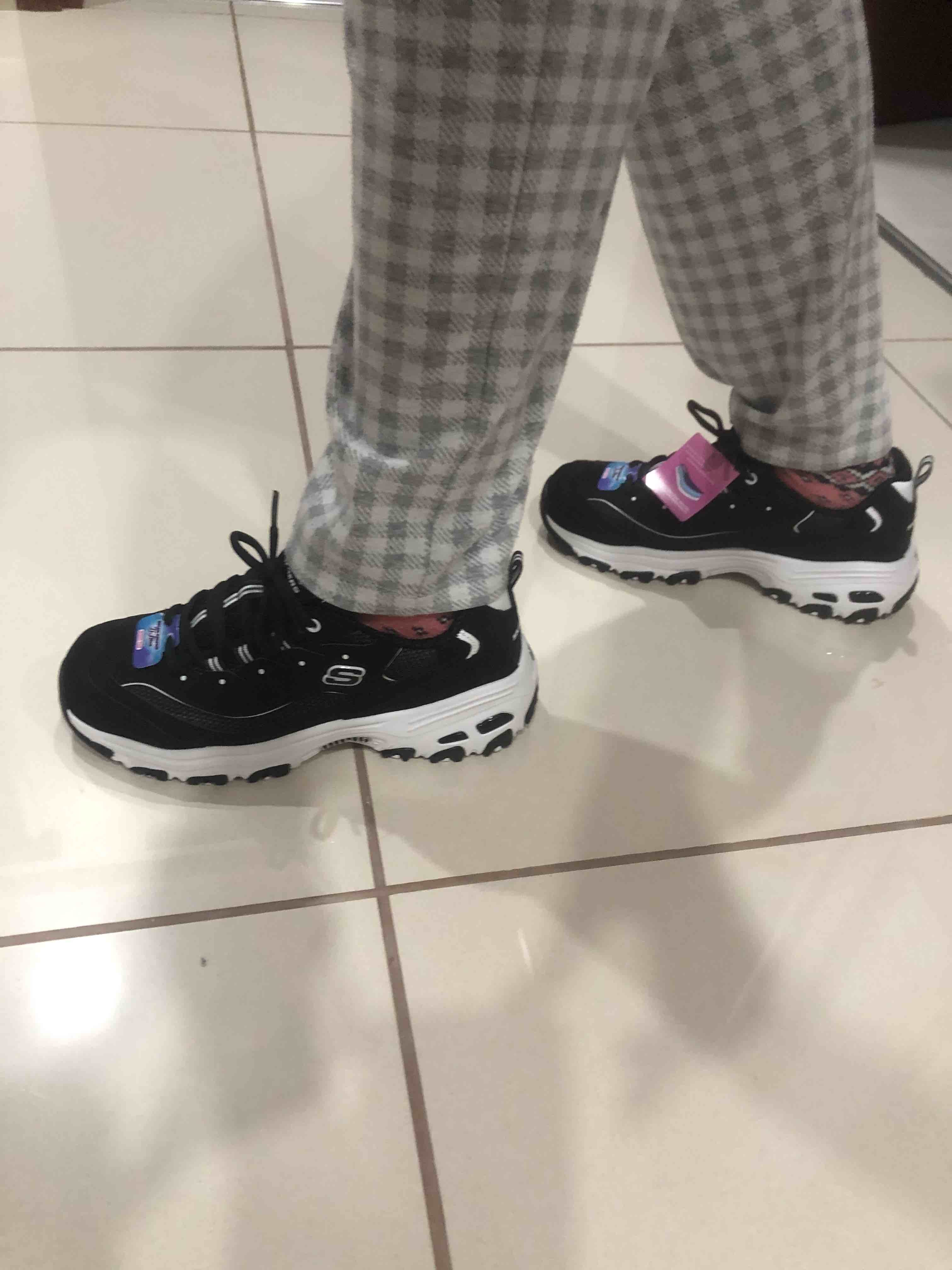 اسنیکر زنانه اسکیچرز Skechers اورجینال 13148 BKW photo review