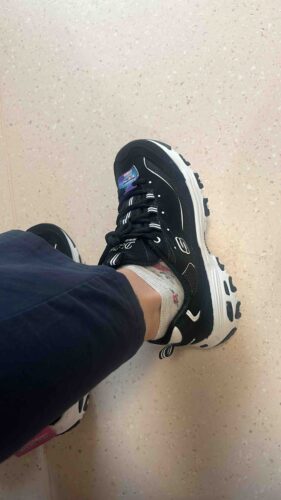 اسنیکر زنانه اسکیچرز Skechers اورجینال 13148 BKW photo review