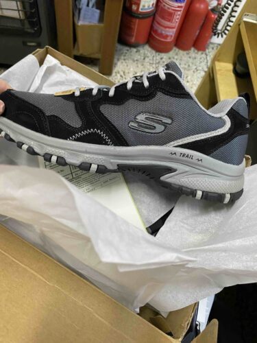 کفش پیاده روی مردانه اسکیچرز Skechers اورجینال 237268 BKGY photo review