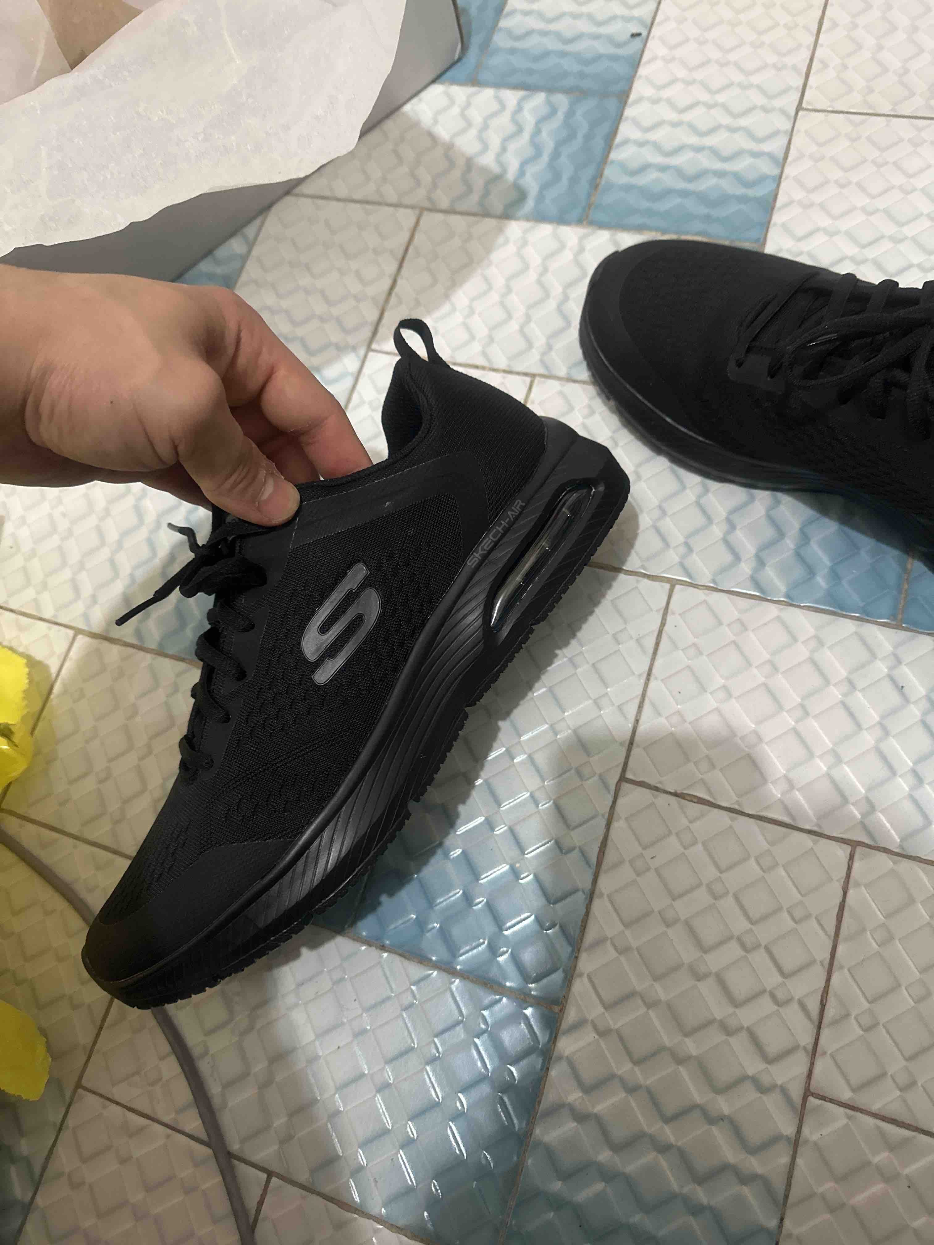 اسنیکر مردانه اسکیچرز Skechers اورجینال 52559 BBK photo review